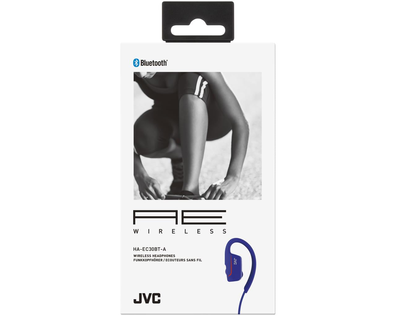 JVC Wireless In-Ear Headphone HA-EC30BTHeadphonesUp to 8 hours Battery LifeWater Resistant IPX5Anti-Slip MaterialCable Management with Magnetic Housing Allows Ambient Sound with open type earpieceJVC Run & Music training app for smartphonesMic & Remote